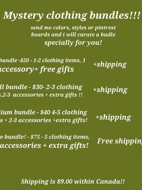 Thriftrd Clothing Bundles!!